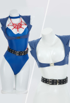 Halloween Gothic Punk Spider Style Coat Jacket Swimsuit Cover-up and Belt