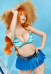 OP Nami Derivative Swimsuit Sexy Bikini Set Top and Bottoms Two-Piece Bathing Suit with Skirt and Belt