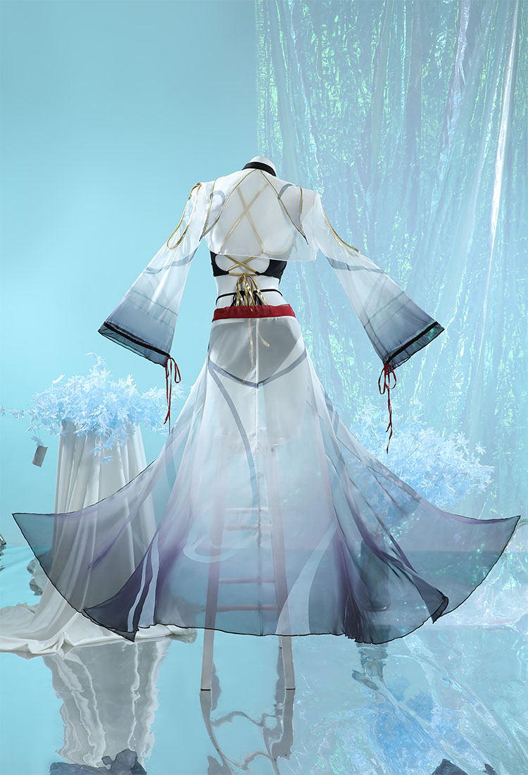 SHENHE Girl's 3-Piece Swimsuit Set - Bow Print Crop Top With Mesh Cover-Up Skirt