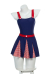 1940s Retro One-piece Swimsuit Wide Straps Tummy Control Bathing Suit with Headpiece and Belt