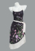 Retro One-piece Swimsuit Vintage Floral Bathing Suit with Tulle Skirt