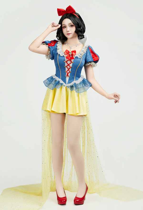 princess polly baby blue dress Yellow Satin Flying Santorini Dress