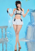 Premium Edition FF Tife Derivative Two-piece Swimsuit Halter Neck Top and Skirt with Panty
