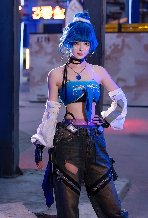 OW Hana Song Kpop Crossover Skin Cosplay Costume - Womens Cosplay