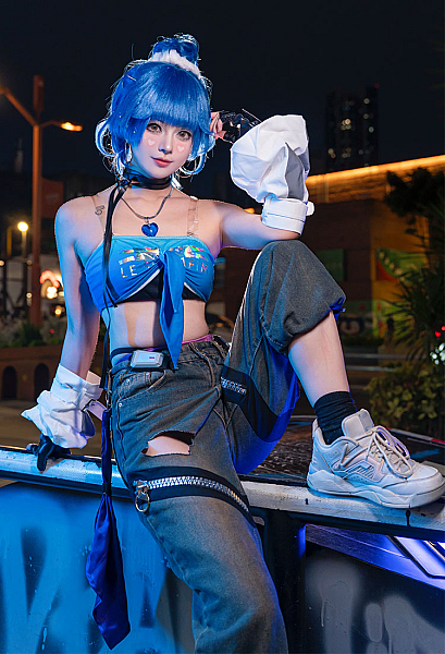 OW Hana Song Kpop Crossover Skin Cosplay Costume - Womens Cosplay