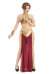 Star Wars Princess Leia Slave Outfit Cosplay Costume Bikini Set Bra and Thong with Skirt and Choker