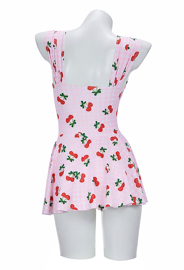 Cute Cherry One-piece Swimsuit - Bathing Suit for Women | Top