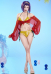 Bebop Faye Derivative Sexy Two-piece Swimsuit Tie-Up Bikini Set with Cover-up