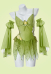 Magical Fairy Derivative One-piece Swimsuit Medieval Forest Elf Leaf-style Bathing Suit with Sleeves