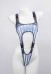 Fern Derivative One-piece Swimsuit Cutout Snap Buckle Striped Print Swimsuit