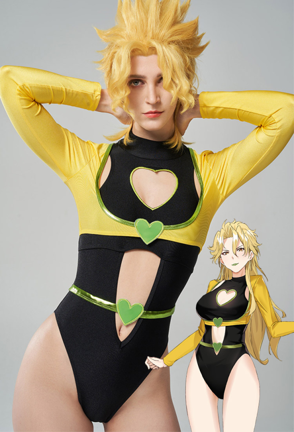 JOJO Derivative One-Piece Swimsuit - Heart Cutout Bathing Suit