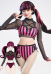 Ula Derivative Swimsuit Sexy Front Crossover Bikini Set Halter Lace-up Top and Low Waist Shorts Two Piece Bathing Suit Swimwear