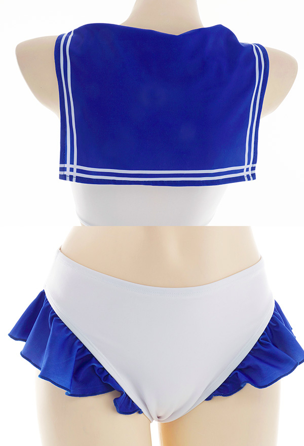 Sailor cheap swimming costume