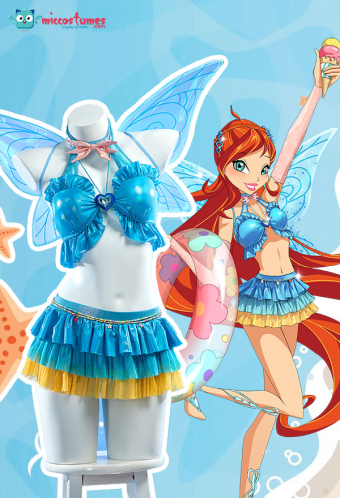 Dress Costume Bloom Winx Starfire Costume Winx Club Women's Bloom