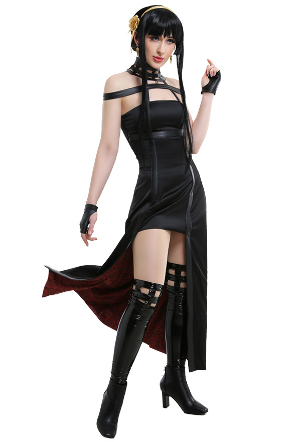 Spy House Costume de Cosplay Thorn Princess Yor Robe Gothique