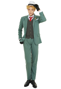Spy House Twilight Loid Suit Cosplay Costume Jacket and Trousers Set with Shirt and Vest