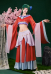 Kusuriya no Hitorigoto Neko-Neko Cosplay Costume Top and Long Skirt with Short Skirt