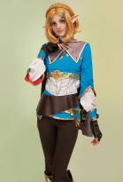 The Legend Of Zelda: Tears Of The Kingdom Princess Zelda Cosplay Costume Coat Shirt with Pants and Cloak