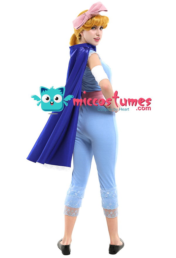 Toy Story 4 Bo Peep Porzellinchen Cosplay Kostüm mit Umhang