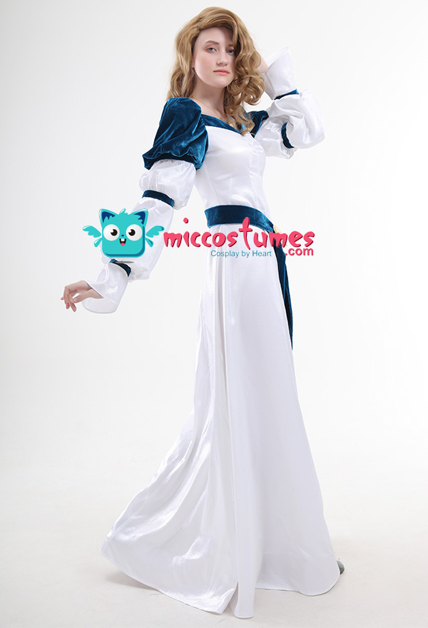 Costume de Cosplay Princesse Cygne Odette Robe