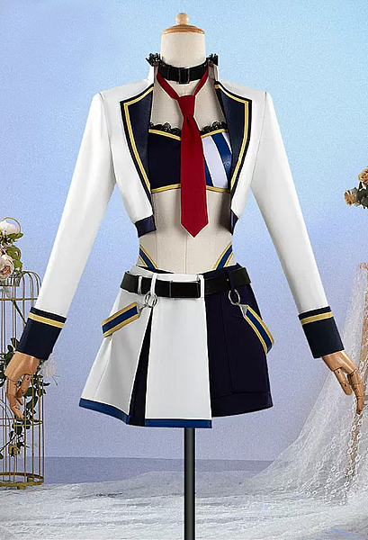 Umamusume: Cinderella Gray Oguri Cap Stage Outfit Tube Top and Shorts with Jacket and Short Wrap Skirt