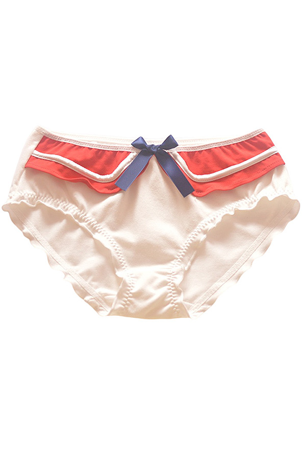 Kawaii Underwear - Japanese Style Bow Comfort Stretch Hipster