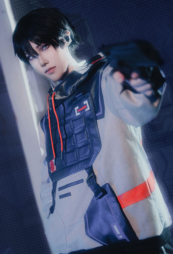 ISO Costume- Hooded Sweatshirt and Pants with Gloves and Inner