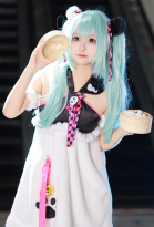 SEGA Kawaii Halter Panda Dress Set with Socks Cute Outfits Cosplay Costume