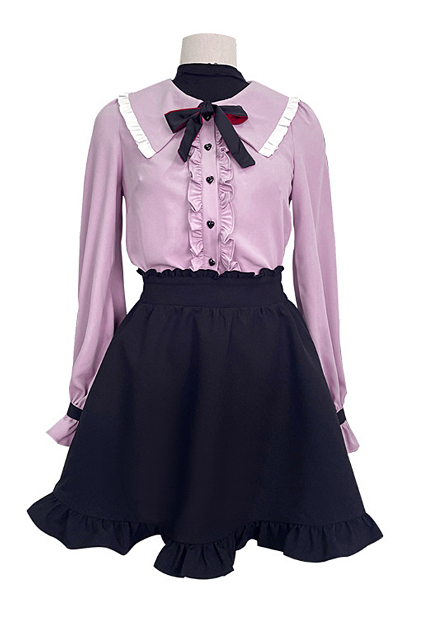 The Vampire Pop Up Parade Cosplay Costume Chemise et Jupe Kawaii Ensemble