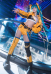 Vocal 17 Anniversary Cosplay Costume Top Shorts with Long Sleeve Jacket and Yellow Leg Cover