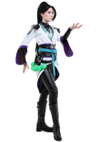 VALO Sage Heat-Painted Chinese Cross Collar Outfit Cosplay Costume with Corset and Waist Accessories