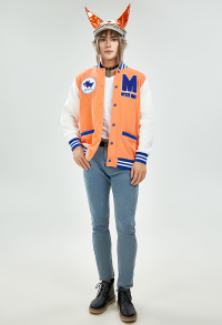 Virtual Youtuber VTuber Mysta Rias Cosplay Costume Bomber Jacket