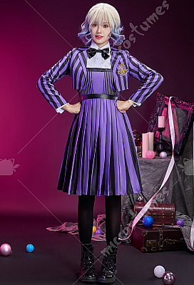 Enid Sinclair Cosplay - Kostüm Halloween Kleid und Jacke mit Hemd