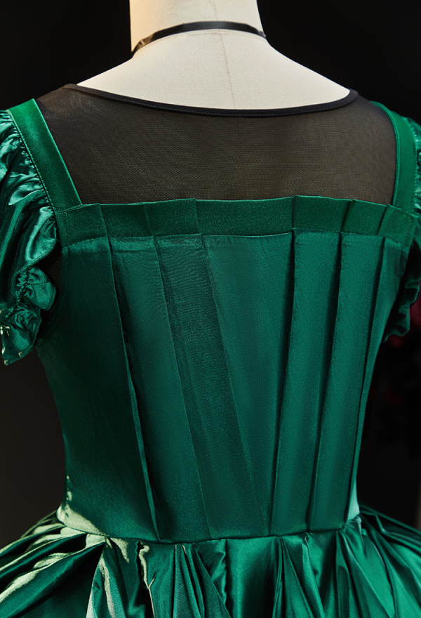 Wednesday Agnes DeMille Cosplay - Vestido de fiesta verde | Vestido de alta  calidad en venta