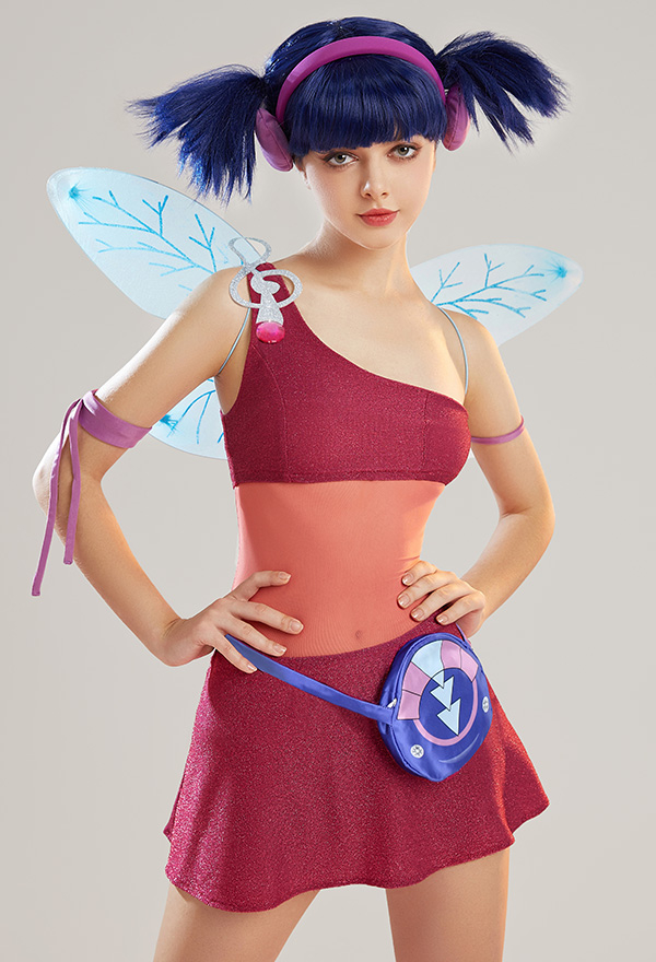 Fairy Club Costume de Cosplay Musa Ensemble Combinaison et Jupe