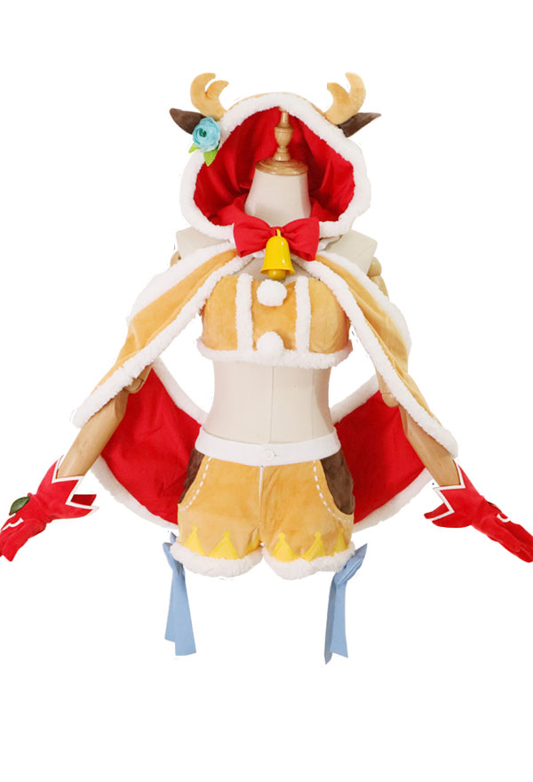 White Cat Project Re Zero Collaboration Ram Cosplay Costume Cute Christmas Outfits