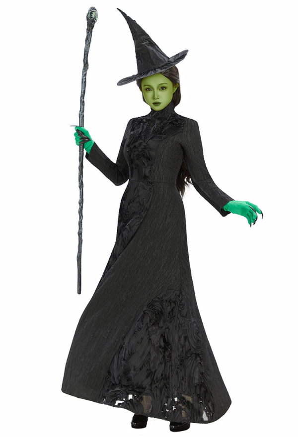 Wicked Elphaba Cosplay Outfit Witch Halloween Costume - Women Cosplay | Top  Quality Costume for Sale