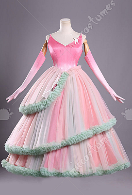 wicked glinda pink dress Deluxe Bubble up Set Strapless Sweetheart Neckline I have made a Barbie
