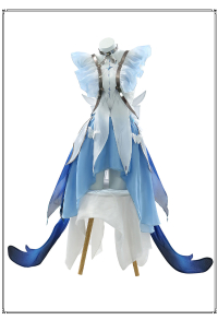 Wuthering Waves Guardian of Secrets The Shorekeeper Cosplay Costume Top and Skirt with Veil