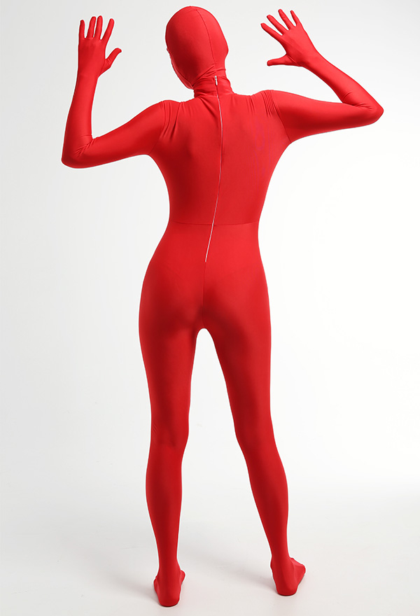 Solid Color Full Bodysuit Costume - Women Skin Suit Adults Catsuit