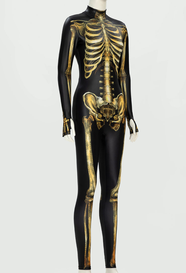 gold skeleton mesh costume dress Gold Skeleton Costume