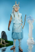 The Legend of Zelda Link Cosplay Costume Vest Pants Set with Belt Headpiece