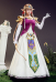 The Legend of Zelda Princess Zelda Cosplay Costume Dress Vest and Underskirt with Complete Accessory