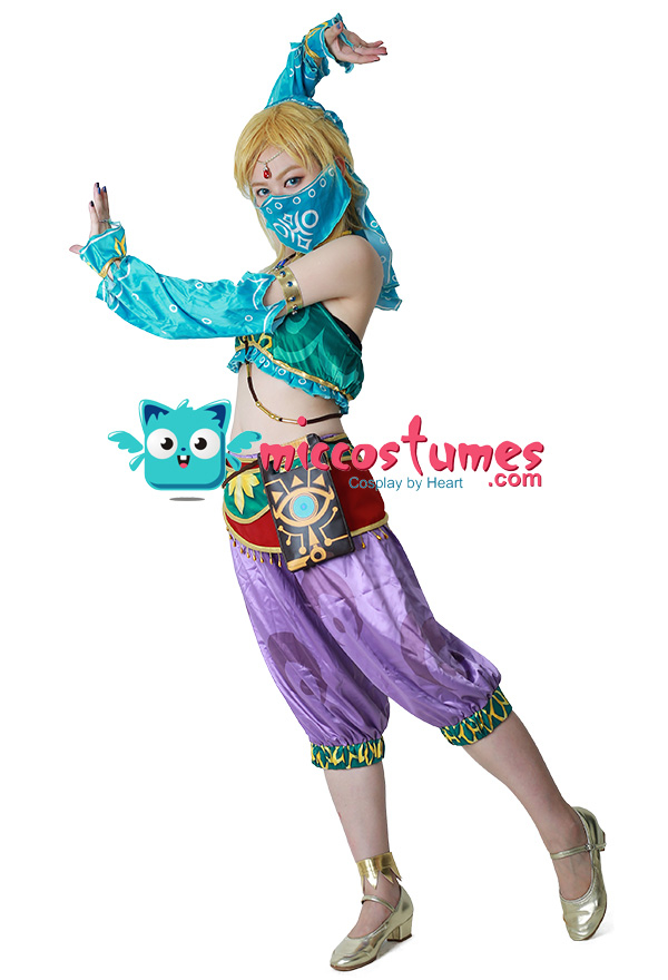 Traje de cosplay Zelda Link Gerudo para mujer