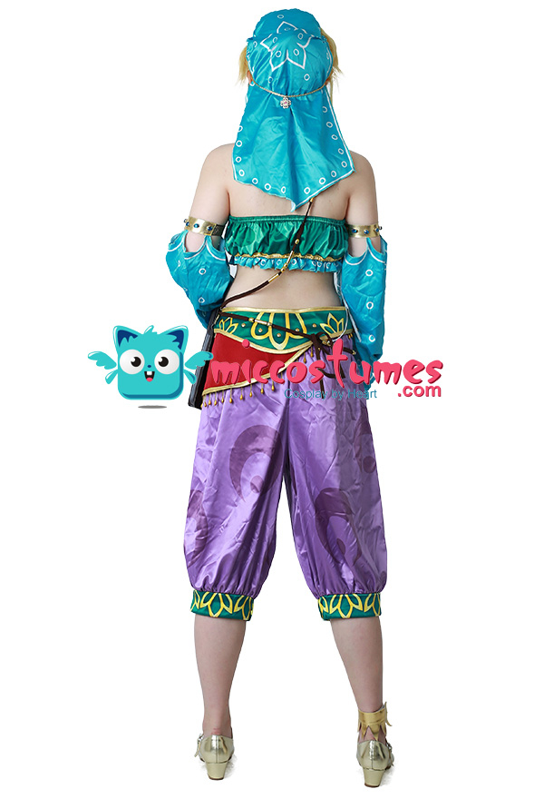 Female Zelda Link Gerudo Outfit Cosplay Costume