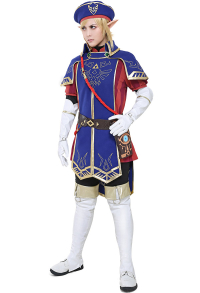 The Legend of Zelda Breath of the Wild Royal Guard Uniform Link Cosplay Kostüm Set