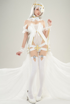 Azur Lane Emden Cosplay Costume Bodysuit and Stockings Set with Earrings and Headdress