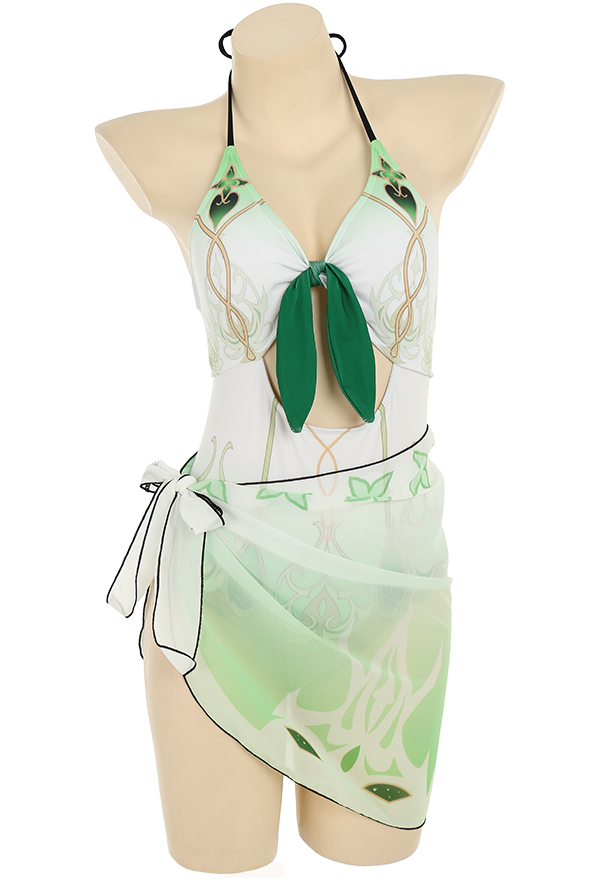 Chiffon Sarongs Beach Scarf Cover Ups For Women Green Swimsuit