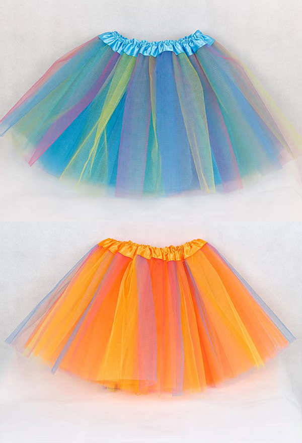 Women Tutu Skirt Puffy Tutu Crinoline Underskirts Cosplay Accessory Layered Tulle Skirt