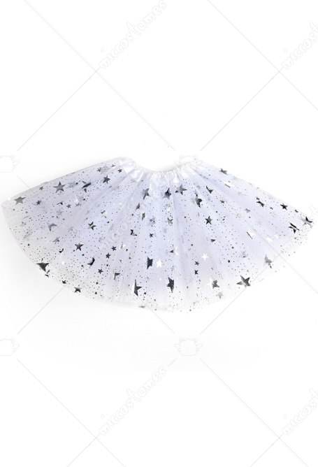 Tutu Jupe Bouffante pour Adulte en Gaze Style Ballet avec Décor Pentagramme A